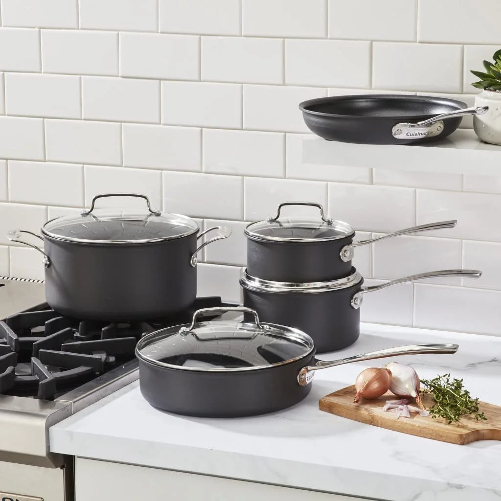 9 Piece Hard Anodized Cookware Set G900902