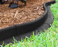 Black Rubber No Dig Landscape Garden Border Edging (Pack 6) F226473