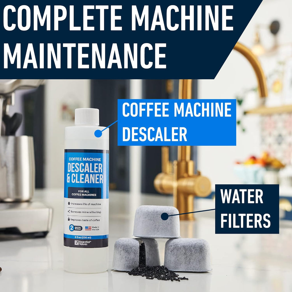 Keurig Descaler & 6 PACK Replacement Filters, Descaling Solution, Decalcifier & Coffee Maker Cleaner P56586