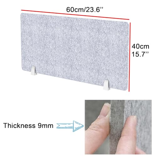 2 Pcs Desk Privacy Panels, 40x40cm M632053