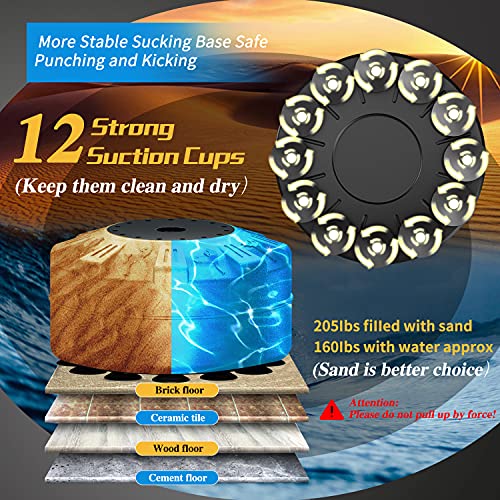 70''-205lbs Freestanding Punching Bag with Stand D603555