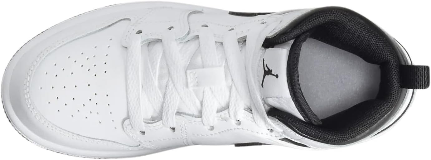 White Black White Black Mid Little Kids Shoes D988
