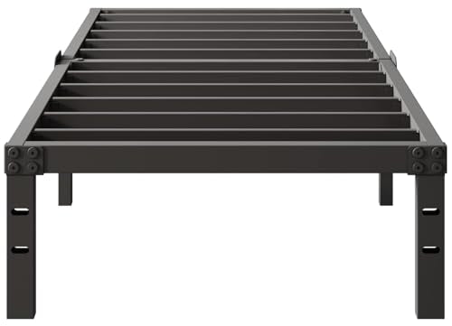 Twin Size Heavy Duty Metal Platform Bed Frame with Storage Space, 14 Inches F1780