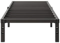 Twin Size Heavy Duty Metal Platform Bed Frame with Storage Space, 14 Inches F1780