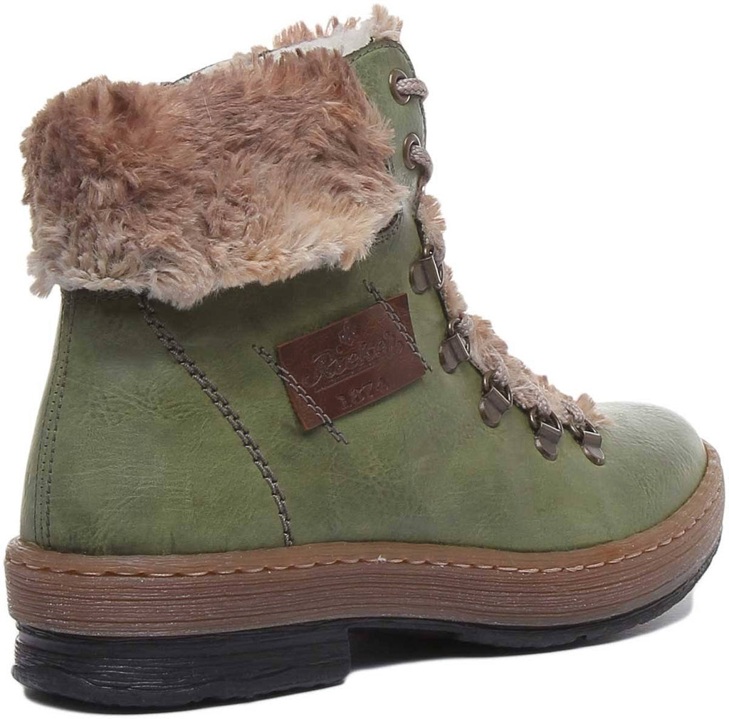 Green Rieker Shoes L7101