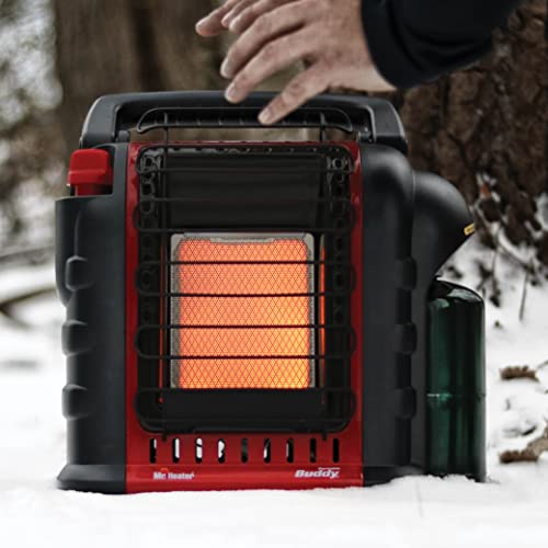 Portable Propane Radiant Heater 4,000-9,000 BTU Red Black M5320