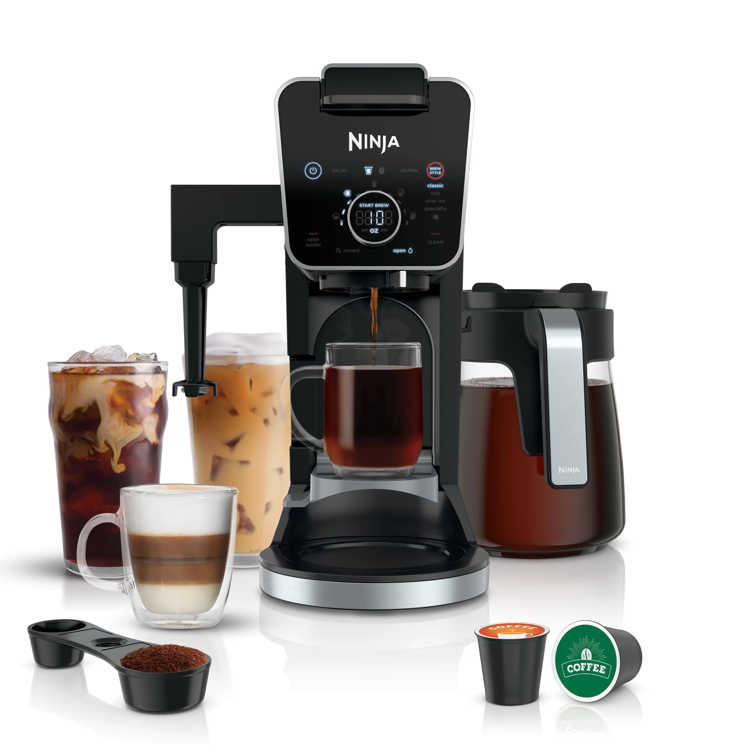 12-Cup Drip Coffee Maker with Glass Carafe P31473