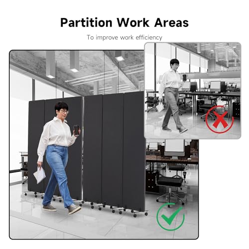 24" x 66" Single Panel Room Divider with Removable Side Zipper R68152