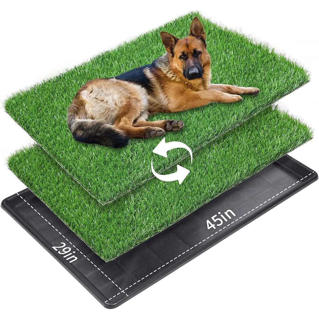 2-Pack Replacement Artificial Grass Pad with Drainage Holes X42104