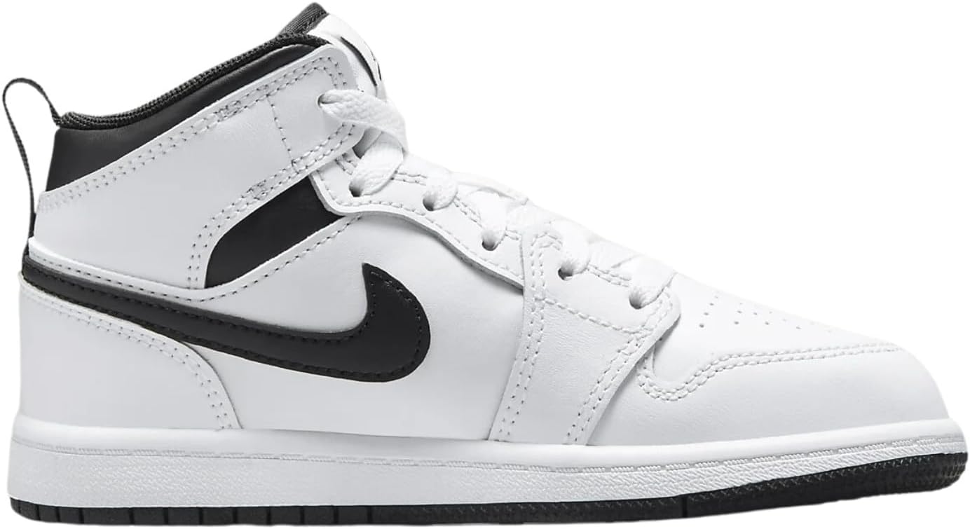 White Black White Black Mid Little Kids Shoes D988