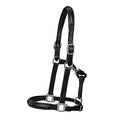 Black/Nickel Padded Halter A13502