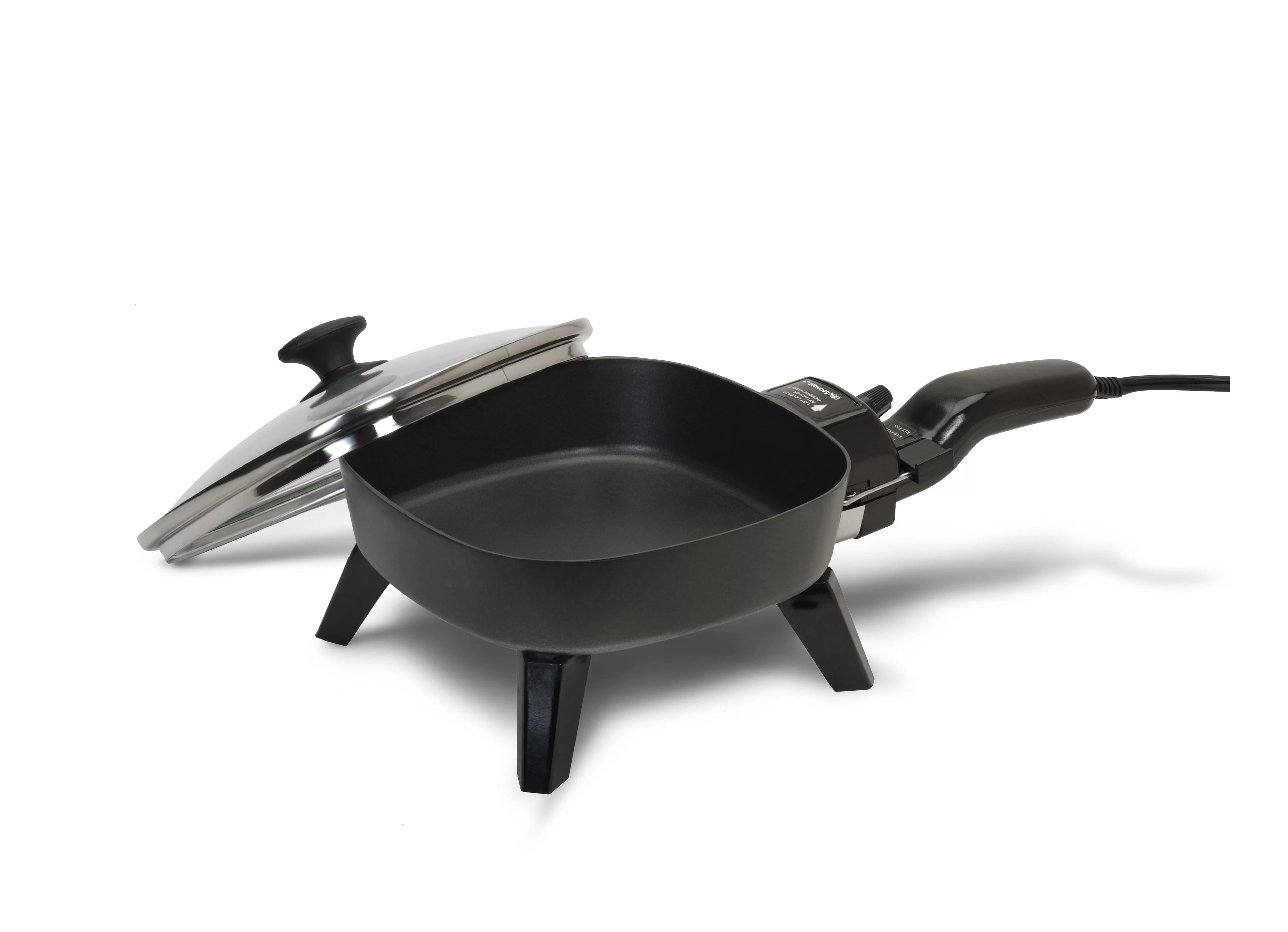 7" Electric Skillet with Glass Lid C4843