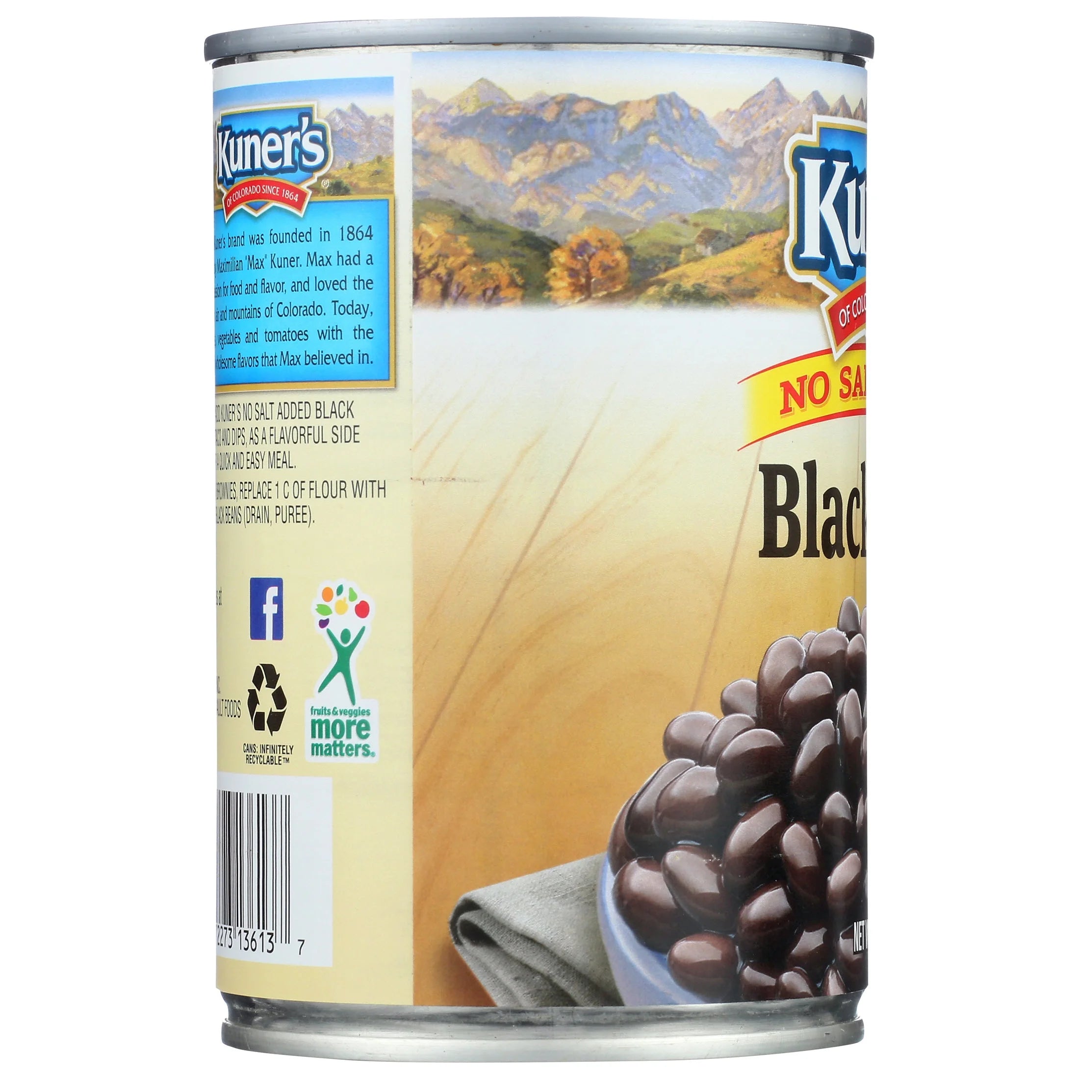 Black Beans No Salt Added 15 oz. Can M777