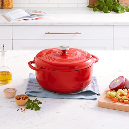 7.5 Quart Enameled Cast Iron Dutch Oven with Lid S550