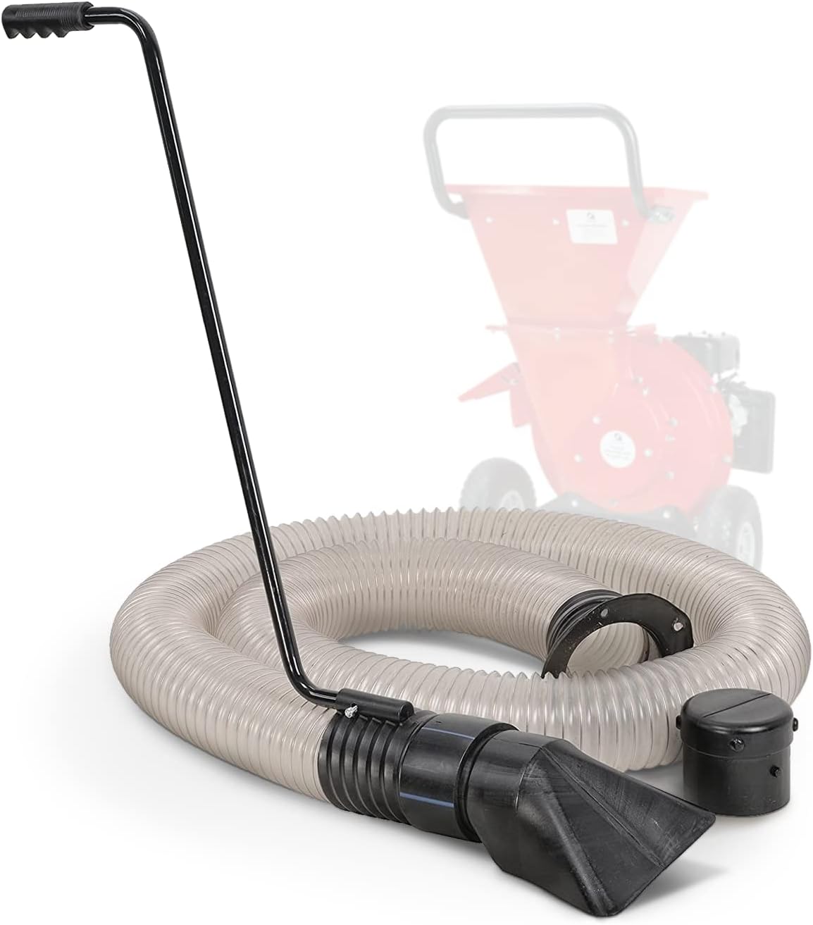Wood Chipper Shredder Mulcher Leaf Vacuum Kit 4 Inch x 10 Foot Heavy Duty Accessory H2227