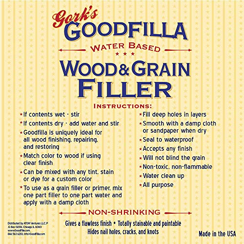 Water-Based Wood & Grain Filler - Neutral Base - 1 Quart R640624