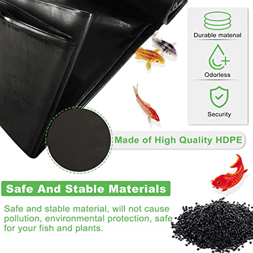 13 x 20 Feet Heavy Duty HDPE Pond Liner K291