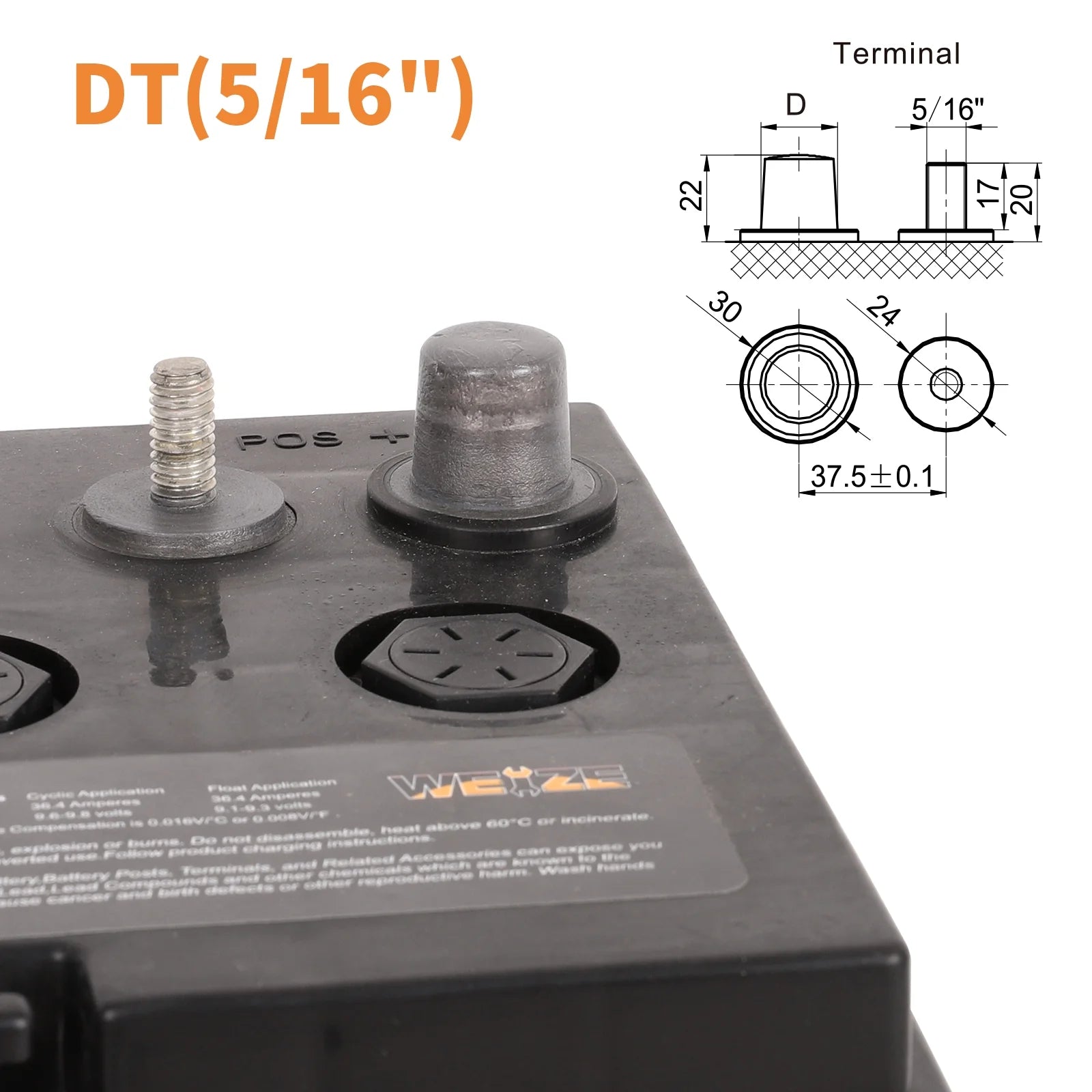 8V 182AH Deep Cycle AGM Battery M334926