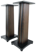 Dark Wood Grain 28" Speaker Stands E342418