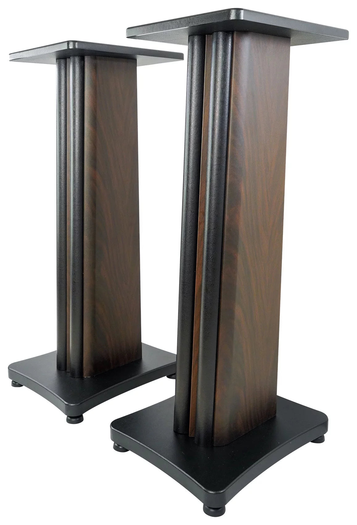 Dark Wood Grain 28" Speaker Stands E342418