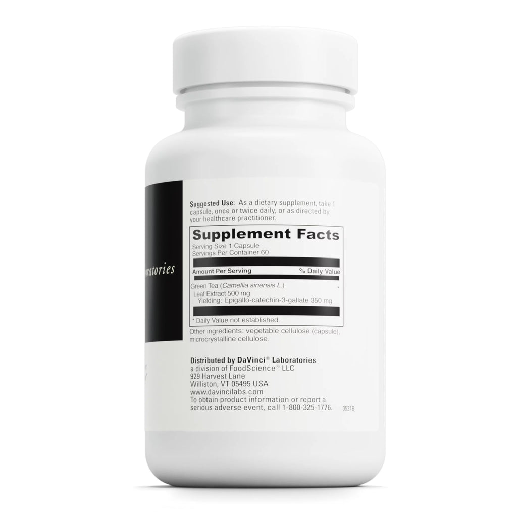 Decaffeinated Green Tea 60 Vegetarian Capsules D89979