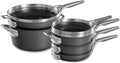 8 Piece Hard-Anodized Nonstick Pot and Pans Set Z708
