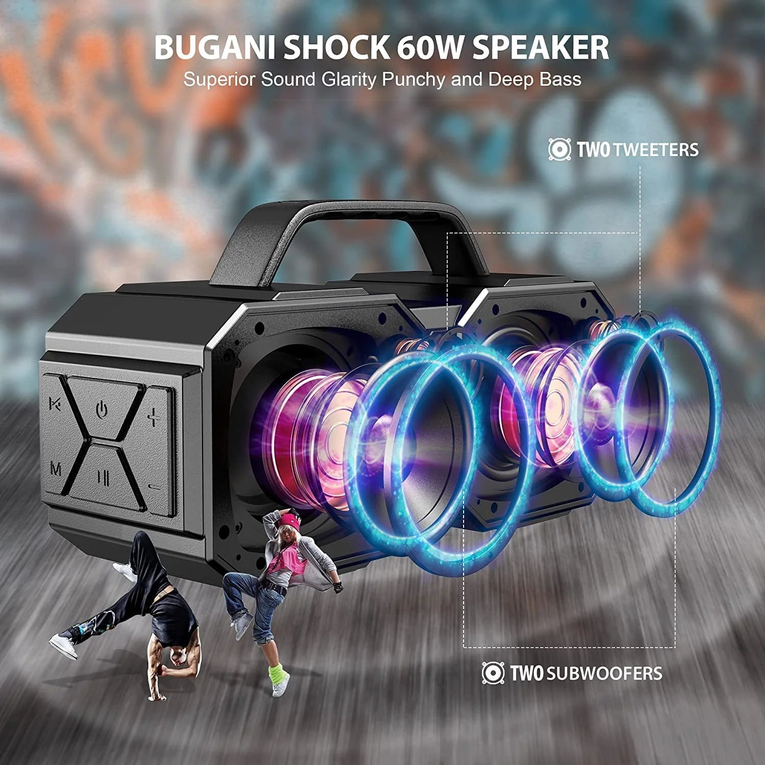Black Bluetooth Speaker A2809