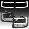 Clear Lens Black Housing LED Projector Headlights H1135