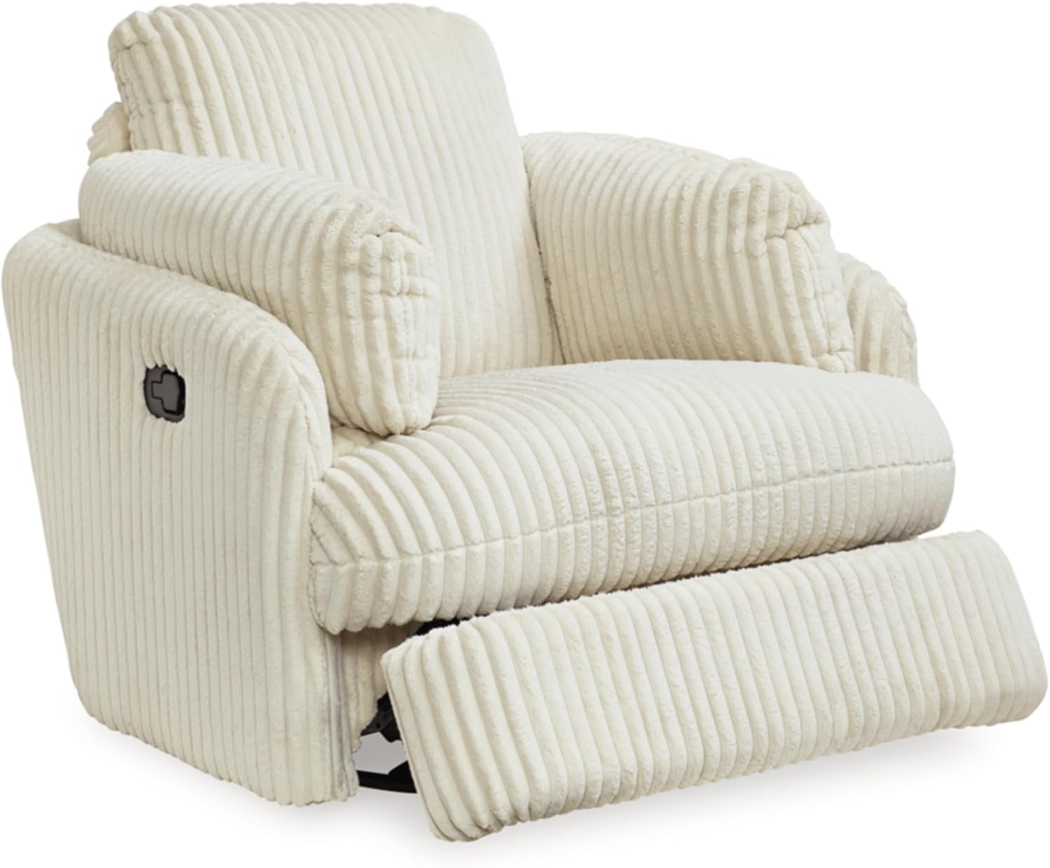 White Swivel Glider Recliner Y70612