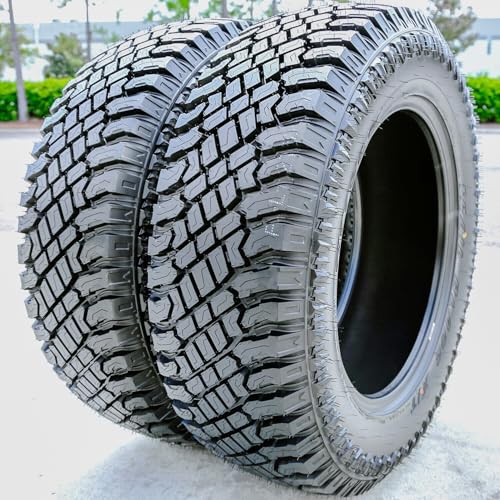 35X12.50R20LT All-Terrain Mud Light Truck Radial Tire Black Side Wall D83037