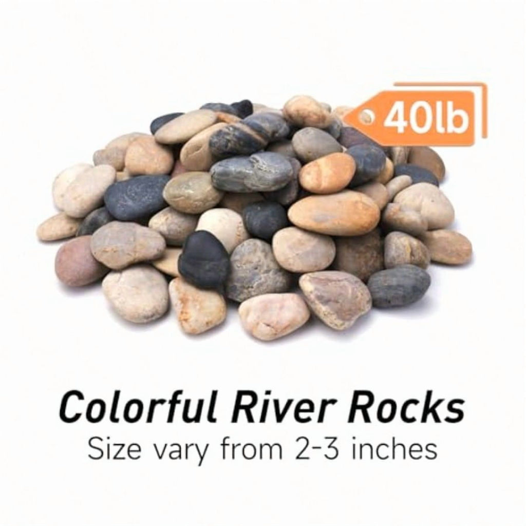 40 lbs Decorative Garden Stones B192