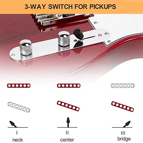 Transparent Wine Red Semi-Hollow Electric Guitar with Rosewood Fingerboard S114