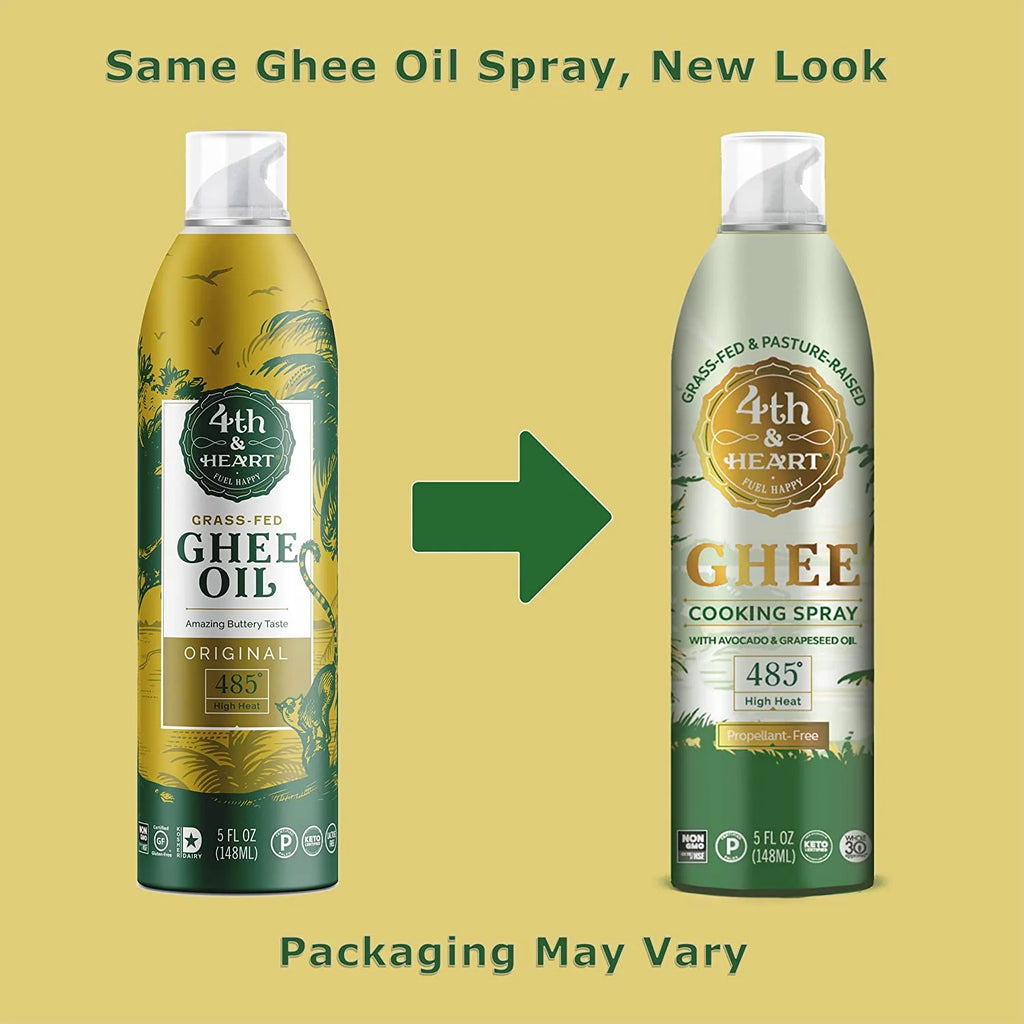 Original Ghee Oil Cooking Spray, 5 Ounce, Non-Stick High Heat Blend F4107