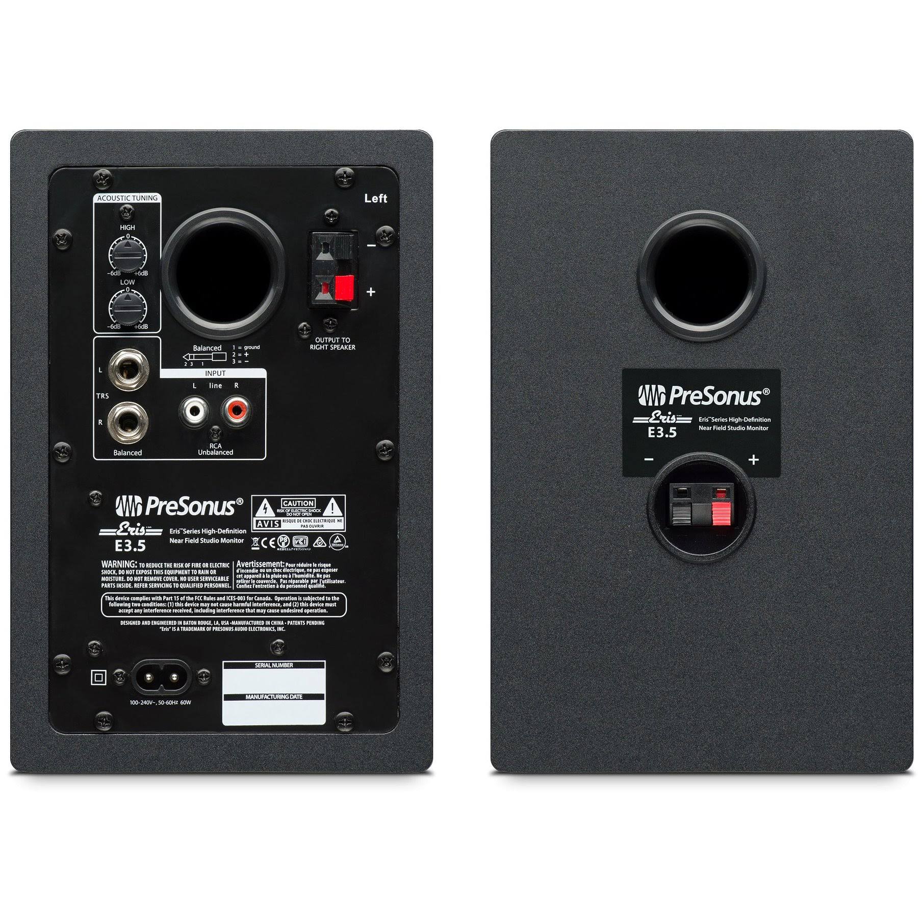 Pair Powered Studio Monitor Speakers and Studio Headphones V44701