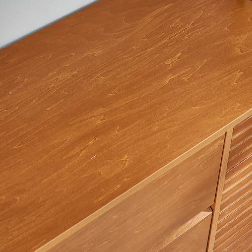 Wooden TV Stand Storage Buffet Cabinet with Adjustable Shelves N906095