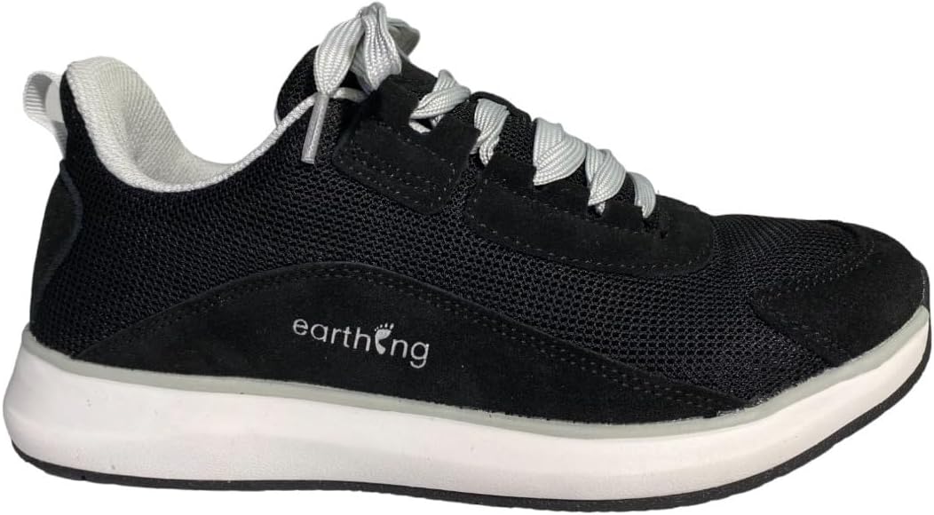 Women's Leather Trail Running Shoe (Black, 8.5) L205780