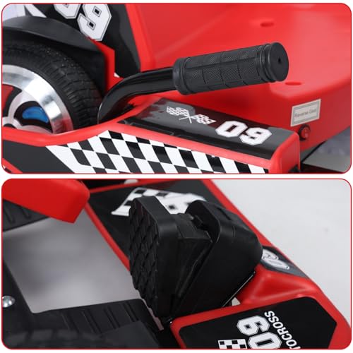 36V Electric Go Kart with 350W Motor, 16 MPH, Red I455