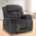 Oversized Khaki Recliner Chair with 360 Degree Swivel J8741
