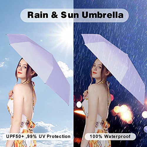 Black Mini Compact Travel Umbrella Y660154