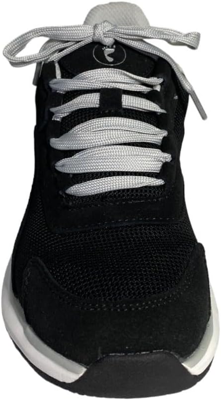 Women's Leather Trail Running Shoe (Black, 8.5) L205780