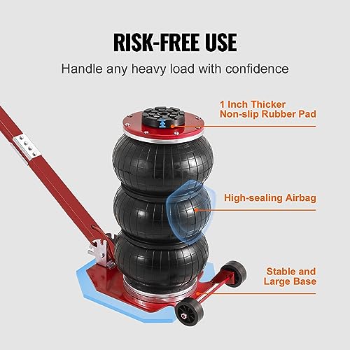 3 Ton Triple Bag Air Jack with Six Steel Pipes P20344