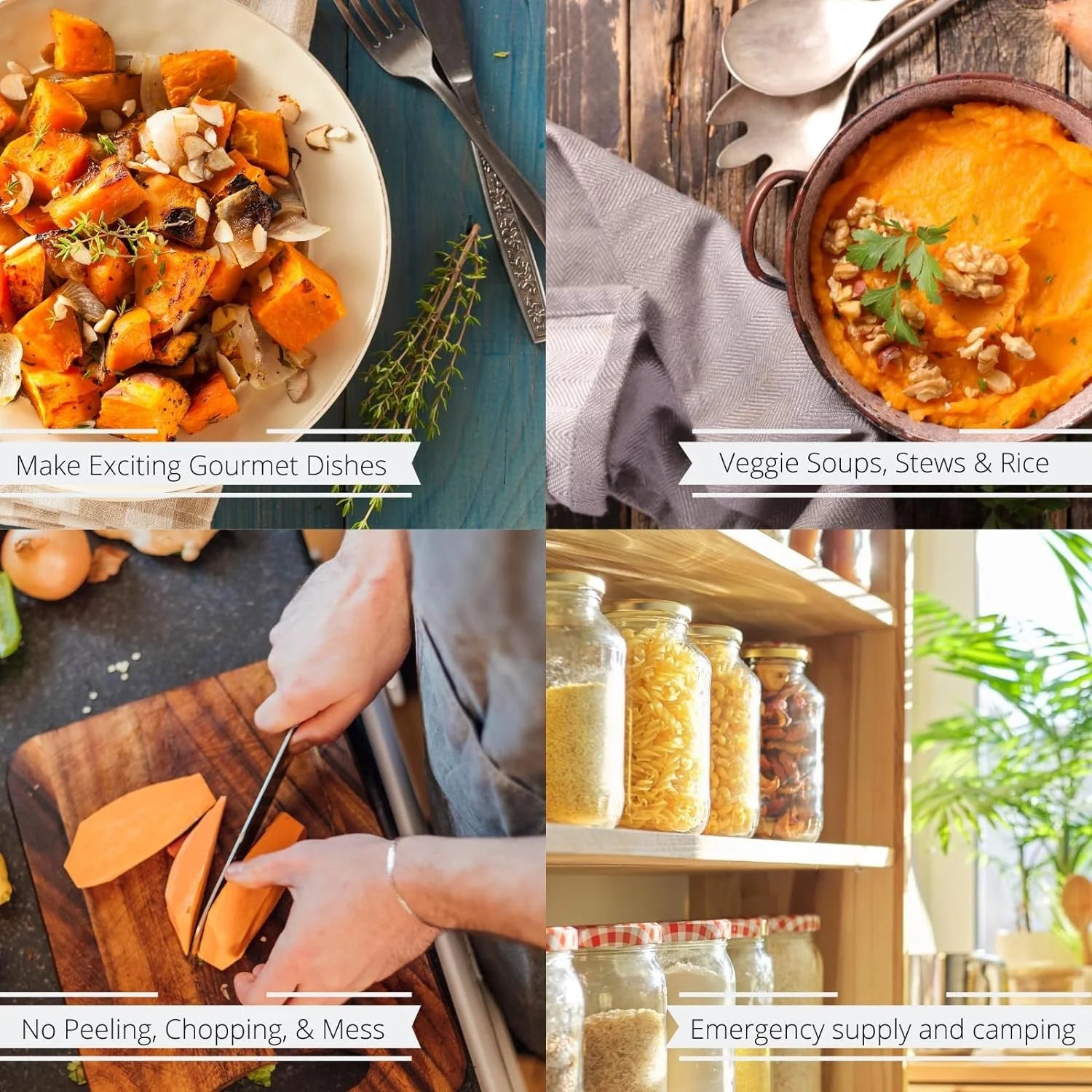 24 Oz Dehydrated Sweet Potato Dices R132