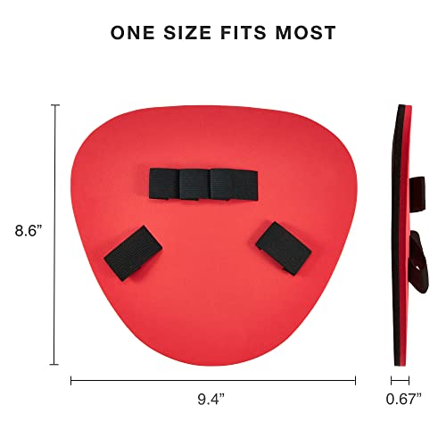 Pancake Baseball Practice Mitts - EVA Foam Infield Fielding Training Coaching Equipment - Ambidextrous, One Size Accessories - Thick, Flat Glove Substitute E1930