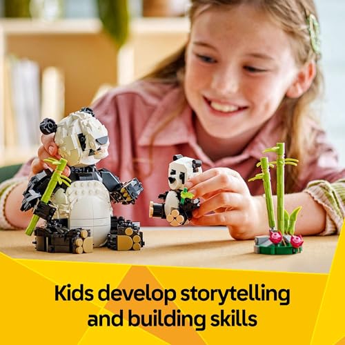 LEGO Creator 3 in 1 Wild Animals Panda Family Building Toy, Ages 8+ X866699