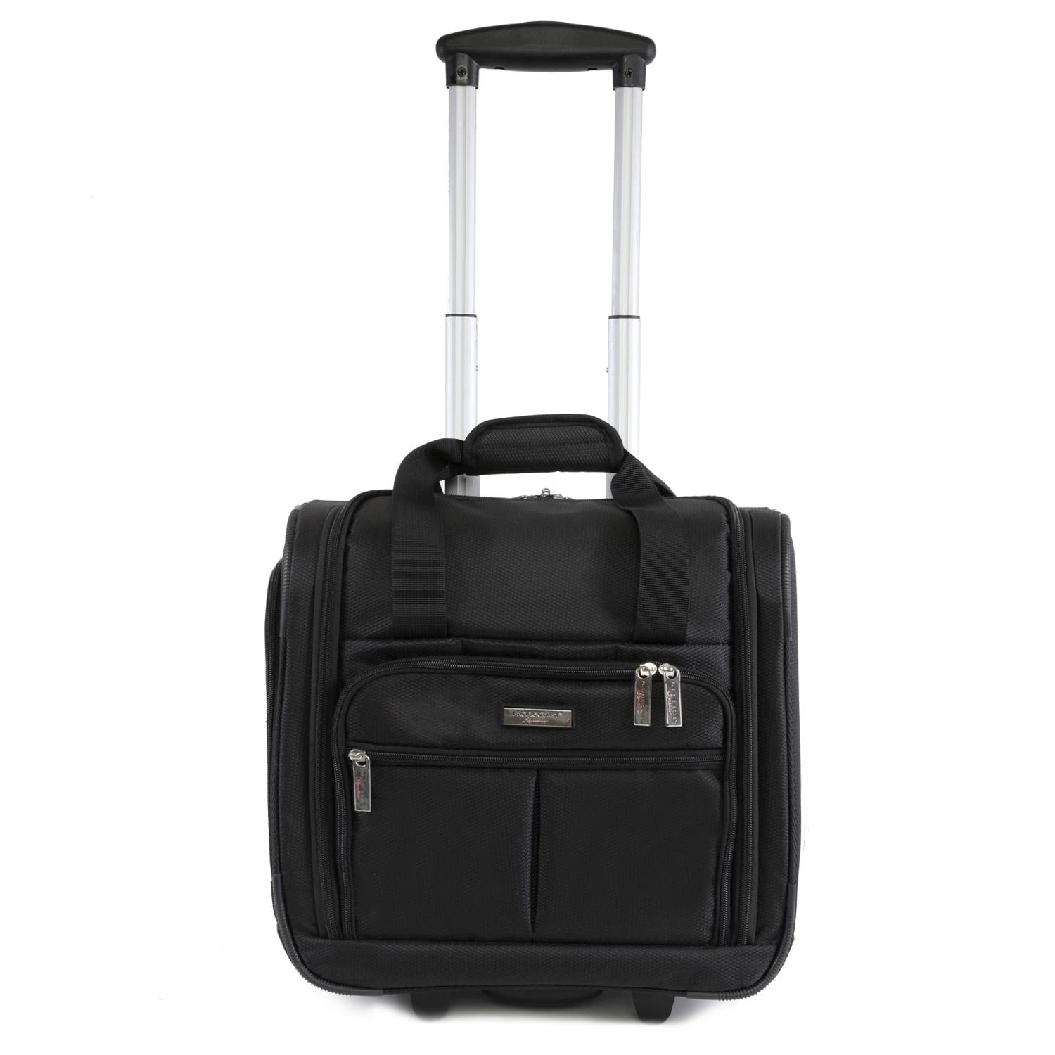 Black 15.5 Rolling Tote Carry-On R33300