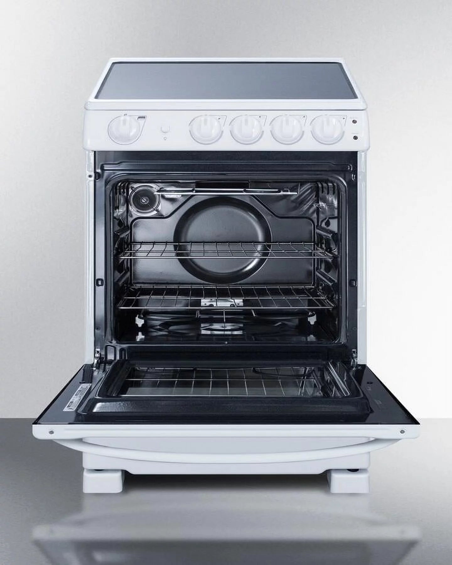 White Electric Smooth-Top Range K7774