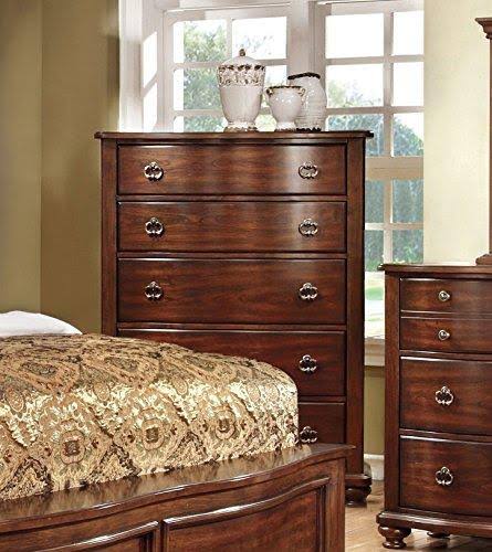 5 Drawer Chest in Brown Cherry Z734753