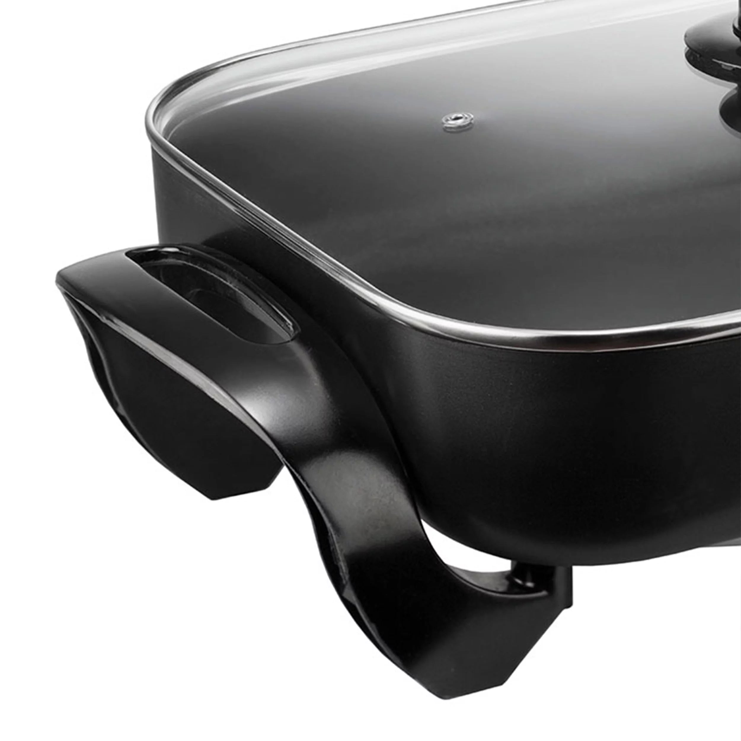 16" Non-Stick Electric Skillet with Glass Lid Black A275