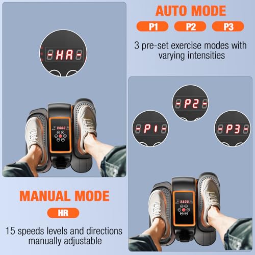 Ellipse Leg Exerciser with Remote, 15 Adjustable Speed T4986