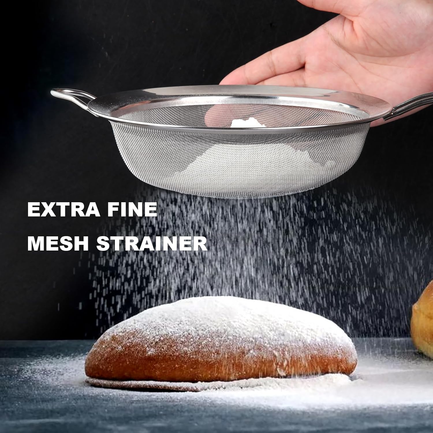 Stainless Steel Fine Mesh Colander Sieve D997